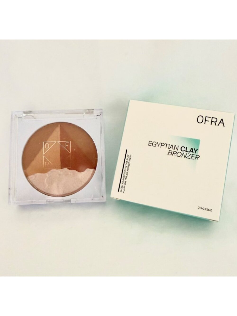 OFRA Egyptian Clay Bronzer 3D Pyramid 7g Bronzer Highlighter Made in USA